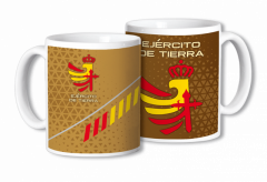 Taza Ceramica Ejercito De Tierra Español