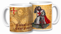 Taza Ceramica Caballeros Templarios
