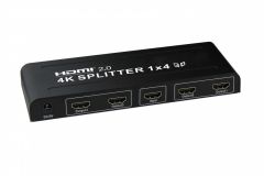 Splitter 1x4 con soporte a 4k, 3D y HDMI 2.0 Yatek YK-0104-2.0