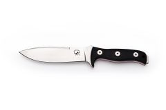 Cuchillo Salamandra , cachas HDM-300, hoja de acero D-2 de 16 cm, largo total 28,5 cm, serie ARES, 401522