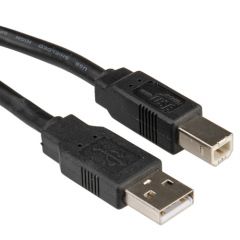 ROLINE 11.02.8830 cable USB 3 m USB 2.0 USB A USB B Negro