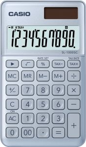 Casio SL-1000SC-BU calculadora Bolsillo Calculadora básica Negro