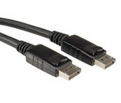 Cable DisplayPort ROLINE DP macho - macho, negro, 5 m