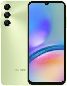 Teléfono Samsung Galaxy A05s. Color Verde (Green). 64 GB de Memoria, 4 GB de RAM. Dual Sim. Pantalla Inifinity U Super AMOLED Full HD+ de 6,7". Cámara con sensor principal de 50 MP. Smartphone libre.