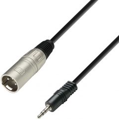 Cable Xlr 3p Macho A Jack 3,5 Stereo 1m Adam 3star K3bwm0100