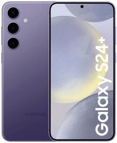 Teléfono Samsung Galaxy S24+ (S926) 5g. Color Cobalt Violet. 256 GB de Memoria, 12 GB de RAM. Dual Sim. Pantalla FHD+ Dynamic AMOLED 2X  de 6,7". Cámara Trasera Numérica de 50 MP. Smartphone libre.