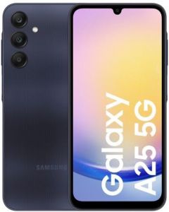 Teléfono Samsung Galaxy A25 (A256) 5g. Color Azul. 256 GB de Memoria, 8 GB de RAM. Dual Sim. Pantalla Inifinity U Super AMOLED Full HD+ de 6,5". Cámara con sensor principal de 50 MP. Smartphone libre.
