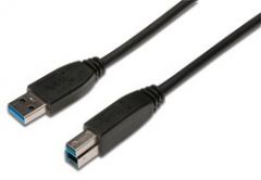 Cable USB 3.0 A A USB B Macho 1,8m