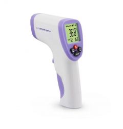 Esperanza ect002 termómetro digital termómetro con sensor remoto púrpura, blanco oído, frente, oral, rectal, axila botones