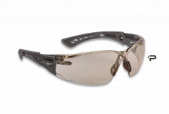 Gafas Bollé Rush, cristal Twilight, cristal platinium, patillas coinyectadas, ultraflexibles, para Airsoft