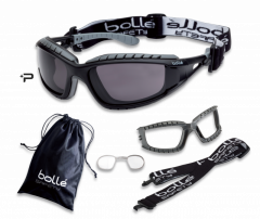 OUTLET Gafas Bollé Tracker, cristal ahumado, tratamiento Platinium, protección superior, aireación lateral