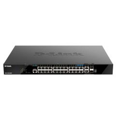 D-Link DGS-1520-28MP/E switch Gestionado L3 Gigabit Ethernet (10/100/1000) Energía sobre Ethernet (PoE) 1U Negro