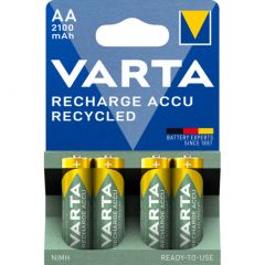 Bateria R06 Aa Nimh  2100mah 1,2v  Varta (4 Unid) 56816101404 Aa2100/bl4/varta