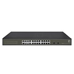LevelOne GES-2126 switch Gestionado L2 Gigabit Ethernet (10/100/1000) Negro