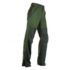 Pantalón de caza Gamo Thorn, loneta de algodón con refuerzos rip-stop, protección antipinchos, tallas 40 - 54, color verde oliva, 457905137