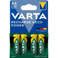 Baterias Nimh Aa R06 2600mah 1,2v Varta (blister 4 Unidades) 5716/aa2600/varta