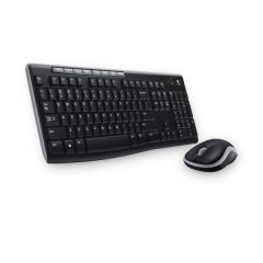 Logitech Wireless Combo MK270 teclado Ratón incluido RF inalámbrico QWERTY Ruso Negro