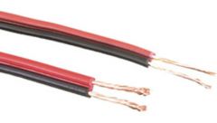 Pack de 100 mts Cable audio paralelo rojo / negro 2 × 0'75 mm² Electro Dh 49.062/0.75 8430552032068