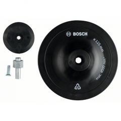 Bosch 1 609 200 240 - Plato de goma - 125 mm, 8 mm (pack de 1)