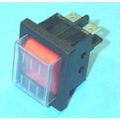 Interruptor Bipolar Color Rojo 16A/250Vac