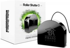 Fibaro FGR-223 Roller Shutter 3 - Controlador de radio con tecnología Z-Wave 5, Color Negro.
