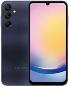 Teléfono Samsung Galaxy A25 5g (A256). Color Negro (Black). 128 GB de Memoria Interna, 6 GB de RAM. Dual Sim. Pantalla de 6,5". Triple Cámara trasera de 50+8+2 MP. Smartphone completamente libre.