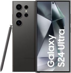 Teléfono Samsung Galaxy S24 Ultra (S928) 5g. Color Negro Titanio. 256 GB de Memoria, 12 GB RAM. Dual Sim. Pantalla inteligente Dynamic AMOLED 2X de 6,8". Cámara principal de 200 MP. Smartphone libre.