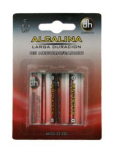 Pilas alcalinas, blister 2uds  LR-14/C, de larga duración Electro Dh 52.220 8430552100460