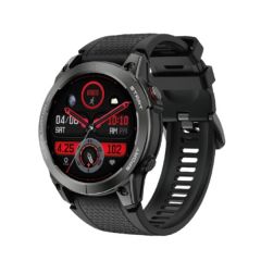 Smartwatch aiwa sw-a2000 negro pantalla amoled 1.43 llamadas bluetooth ip68 100 modos deporte notificaciones control de salud compatible android/ios