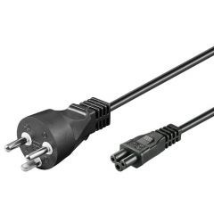 Goobay 30857 cable de transmisión Negro 2 m Enchufe tipo K C5 acoplador