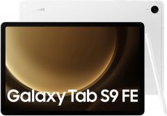 Tablet Samsung Galaxy Tab S9 Fe. Color Plata (Silver) Wi-Fi. 128 GB de Memoria Interna, 6 GB de RAM. Pantalla TFT LCD WQXGA+ de 10.9". Cámara principal de 8 MP y Frontal de 12 MP.  Sistema Android 13.