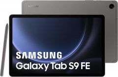 Tablet Samsung Galaxy Tab S9 Fe (X510) WiFi. Color Gris (Grey). 128 GB de Memoria Interna, 6 GB de RAM. Pantalla de 10.9". Cámara trasera de 13 MP. Un mágico S Pen viene incluido de serie.