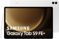 Tablet Samsung Galaxy Tab S9 Fe+ Wi-Fi (X610). Color Plata (Silver). 128 GB de Memoria Interna, 8 GB de RAM. Pantalla 12.4". Cámara principal de 8 MP y Frontal de 12 MP. Carga rápida de 45W.
