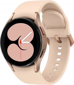 Reloj Samsung Galaxy Watch 4 BT (R860), Color Oro Rosa (Pink Gold), Caja de 40 mm. Reloj Inteligente Redondo Bluetooth, Wear OS, Bisel Giratorio, Reloj de Fitness, rastreador de Fitness.