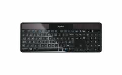Logitech Wireless Solar Keyboard K750 teclado RF inalámbrico QWERTZ Alemán Negro