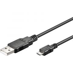 Cable USB 2.0 A MicroUSB 0,3m