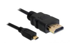 DeLOCK 4043619826643 cable HDMI 2 m HDMI tipo A (Estándar) HDMI tipo D (Micro) Negro