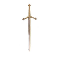 Abrecartas Espada Claymore de metal  25 cm, Arma decorativa sin filo
