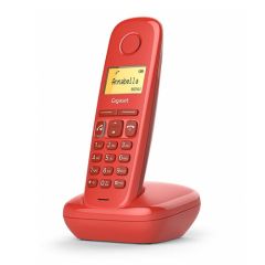Gigaset A270 Teléfono DECT Identificador de llamadas Rojo