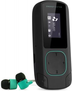 OUTLET Energy Sistem MP3 Clip Bluetooth (Bluetooth, 8 GB, Clip, Radio FM y microSD) - Verde Mint