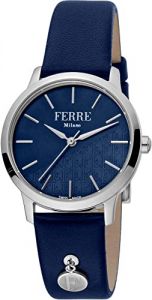 Reloj Ferrè Milano FM1L152L0011 Acero Inoxidable correa color: Azul Dial Azul Analógico Mujer