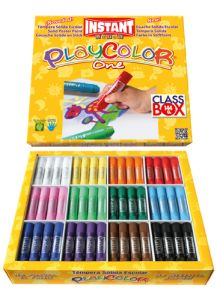 Témpera sólida playcolor class box 144 ud