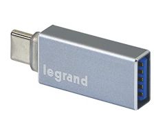 USB C adaptador Plata - Legrand 050692 