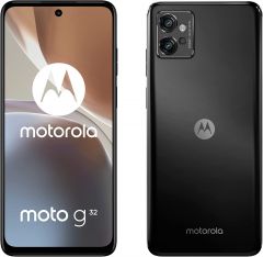 Teléfono Motorola G32, Color Gris Mineral (Mineral Grey). 128 GB de Memoria Interna, 6 GB de RAM, Dual SIM. Cámara de 50 MP. Pantalla FHD+ de 6,5", Batería de 5000 mAh. Smartphone completamente libre.