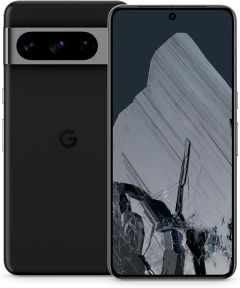 Teléfono Google Pixel 8 Pro. Color Negro (Obsidian Black). 12 GB de RAM. 128 GB de Memoria Interna, Pantalla Super Actua de 6,7''. Lente gran angular trasera de 50 MP. Smartphone completamente libre.