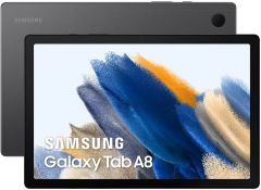 Tablet Samsung Galaxy Tab A8, Banda WiFi. Color Gris (Grey), 64 GB de Memoria Interna, 4 GB de RAM, Pantalla TFT de 10.5”, Cámara trasera de 8 MP y Frontal de 5 MP. Sistema Operativo Android 11.