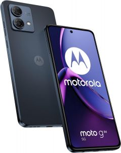 Teléfono Motorola (Xt2347-2) Moto G84 5g. Color Gris (Midnight Blue). 256 GB de Memoria Interna, 12 GB RAM, Dual Sim. Pantalla POLED de 6,5". Cámara principal de 50 MP. Smartphone completamente libre.