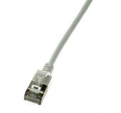 LogiLink Slim U/FTP cable de red Gris 0,3 m Cat6a U/FTP (STP)
