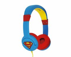 OTL Technologies DC Comics Superman Man of Steel Auriculares Alámbrico Diadema Música Azul, Rojo, Amarillo