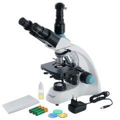 Microscopio trinocular digital Levenhuk D400T